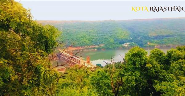 The Jawahar Sagar Dam in Kota, Rajasthan